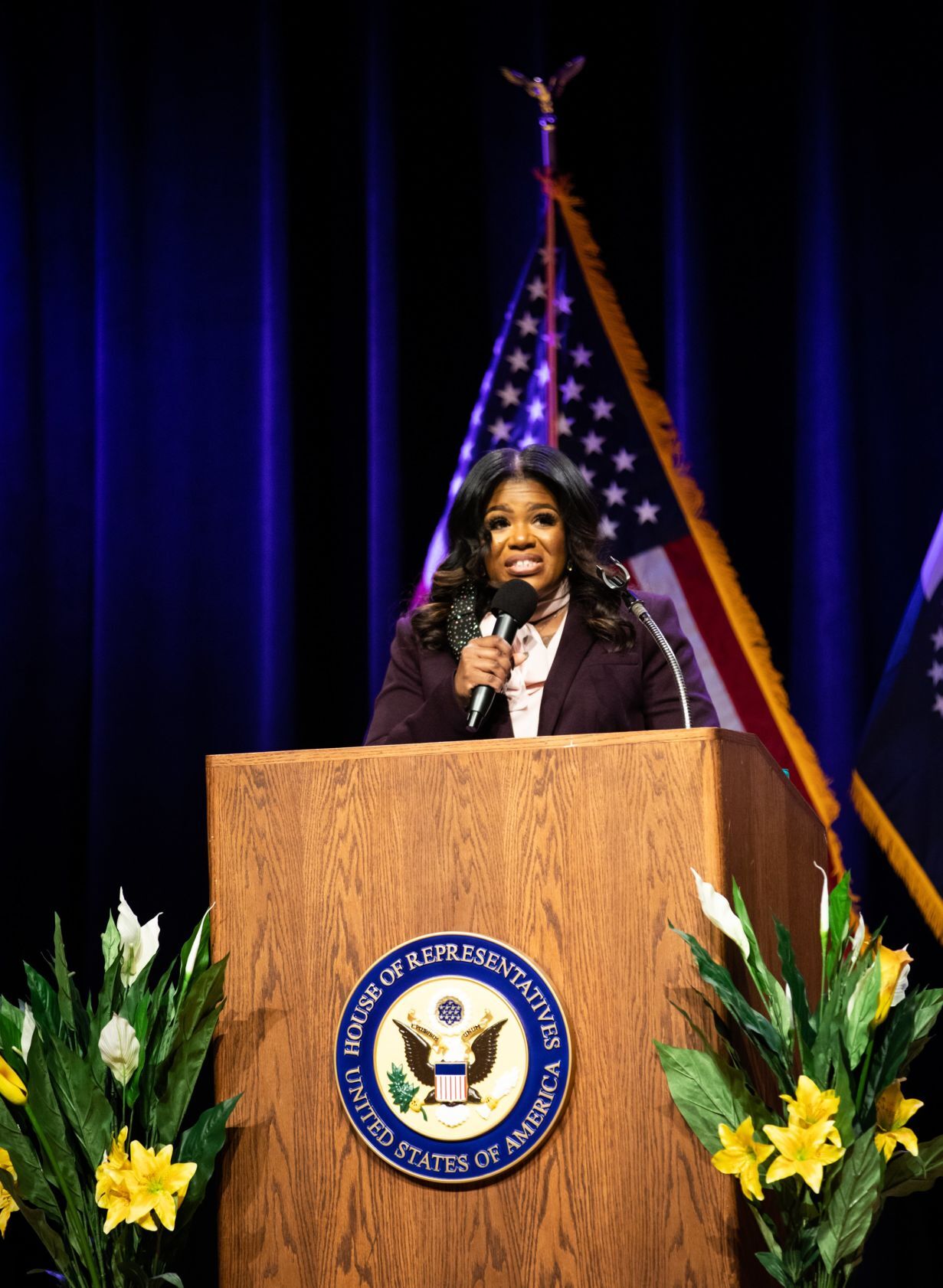 Cori Bush holds local swearing-in